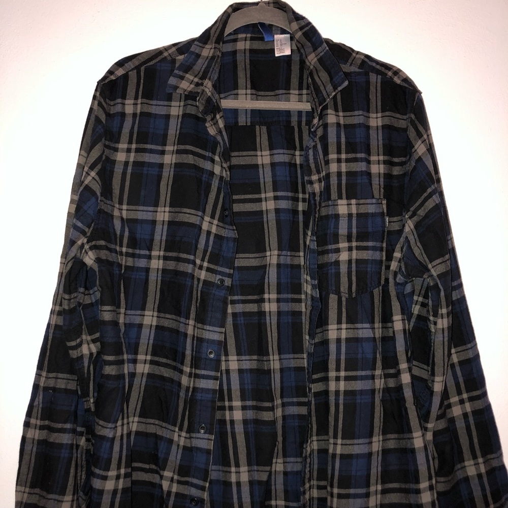 H&M Divided plaid flannel shirt